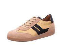 Gabor Damen Low-Top Sneaker, Frauen Halbschuhe,schnürschuhe,schnürer,straßenschuhe,Strassenschuhe,Sportschuhe,Caramel/Gold/schw.,35.5 EU / 3 UK