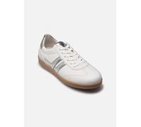 Gabor Damen Sneaker – Best Fitting Low-Top, Weiss/Silber – Gr. 40 EU