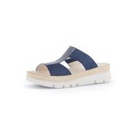 Gabor Damen Pantoletten, Frauen Slipper,Schlupfschuhe,schluepfschuhe,Slides,Slip-ons,Backless Slipper,Mules,Gartenschuhe,Marine,38 EU / 5 UK