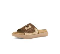 Gabor Damen Pantoletten, Frauen Slipper,Slides,Slip-ons,Backless Slipper,Mules,Gartenschuhe,Sommerschuhe,sommerclogs,Cognac/Camel,43 EU / 9 UK