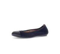 Gabor Ballerinas 64.126.16 Samtchevr. Lammnappa Atlantik/Schwarz Damen Gr. 40 EU / 6,5 UK