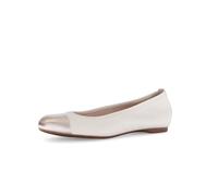 Gabor Damen Klassische Ballerinas, Frauen Flats,Pumps,Halbschuhe,Sommerschuhe,Slipper,Ballerina-Schuhe,Ballett-Schuhe,Panna/Puder,40 EU / 6.5 UK