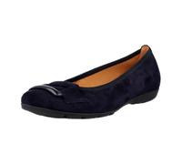 Gabor Damen Klassische Ballerinas, Frauen Flats,Halbschuhe,Sommerschuhe,Slipper,Ballerina-Schuhe,Ballett-Schuhe,flach,Atlantik,40 EU / 6.5 UK