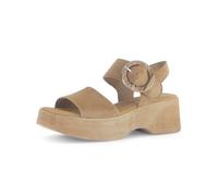 Gabor Damen Riemchensandalen, Frauen Sandalen,Sandaletten,Sommersandalen,Sommerschuhe,Freizeitschuhe,offene Schuhe,Walnut,40 EU / 6.5 UK