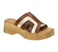 Gabor Fashion Plateau Pantolette braun gold 64.521.24 für Damen, braun, Gr. 38 ½ EU / 5,5 UK