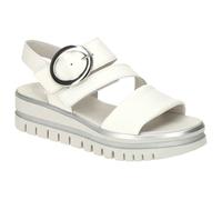 Gabor Damen Sandaletten, Frauen Sandalen,Best Fitting,Strandschuhe,Sommersandalen,bequem,flach,Sommerschuhe,Latte (Silber),40 EU / 6.5 UK