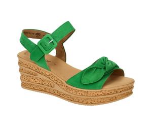 Gabor 64.653.19 grün - Riemchen Sandale für Damen - Größe 40.5