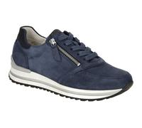 Gabor Damen Low-Top Sneaker, Frauen Halbschuhe,Komfortable Mehrweite (H),schnürschuhe,schnürer,Ugly Sneaker,River/Marine (pf),42 EU / 8 UK