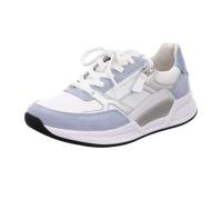Gabor Damen Low-Top Sneaker Comfort 5 Schnürschuh Weiß/Lagune Gr. 38 (6695853)