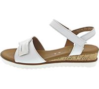 Gabor Damen Riemchensandalen 17-018-5-31-04 Leder Weiß Comfort Größe 41 EU / 7,5 UK