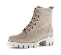 Gabor Damen Chelsea Boots – flach Schlupfstiefel – Kiesel Gr. 38 (5 UK)