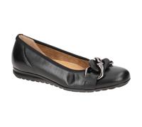 Gabor 72.625.27 schwarz - Ballerina - Halbschuhe - Slipper für Damen - Größe 37