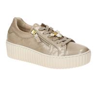 Gabor Plateau Schuhe beige Lack Bumblebee 73.201.92 - Größe 40.5