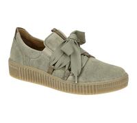 Gabor 73.333.11 grün - sportliche Slipper für Damen - Größe 40