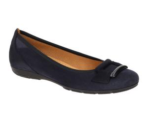 Gabor 74.166.16 dunkel-blau - Ballerina - Halbschuhe - Slipper für Damen - Größe 35