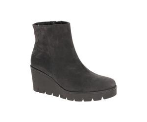 Gabor 74.780.19 dunkel-grau - Stiefeletten für Damen - Größe 35.5