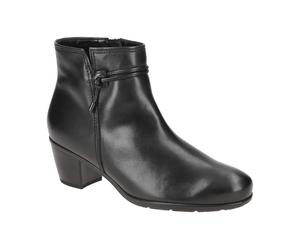 Gabor 75.522.27 schwarz - elegante Stiefelette für Damen - Größe 36
