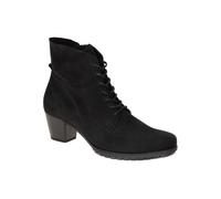 Gabor Damen Chelsea Boots, Frauen Stiefeletten,schwarz,Jollys,Glitzer,Rolling-Soft,Sensitive,Basic,Derby,Silber,f,schwarz (Micro),36 EU / 3.5 UK
