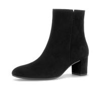 Stiefelette GABOR "Gabor Stiefelette Veloursleder", Damen, Gr. 40, schwarz, Veloursleder, Schuhe Stiefelette (49899325-40) schwarz