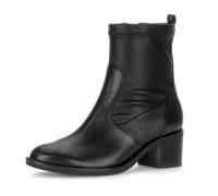 Stiefelette GABOR, Damen, Gr. 41, schwarz, Kalbsleder, Lederimitat, unifarben, Schuhe Stiefelette, Blockabsatz, Business-Stiefelette in Schuhweite G (= weit) (66035228-41) schwarz