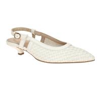 Slingpumps GABOR "Slingpumps", Damen, Gr. 42.5, creme, Schuhe Slingpumps (37101128-42,5) creme