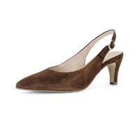 Slingpumps GABOR "Slingpumps", Damen, Gr. 38, braun, Schuhe Slingpumps (78628626-38) braun