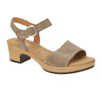 Gabor 82.071.34 taupe - Riemchen Sandale für Damen - Größe 39