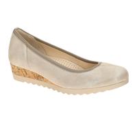 Gabor 82.641.12 grau - Ballerina - Halbschuhe - Slipper für Damen - Größe 35.5