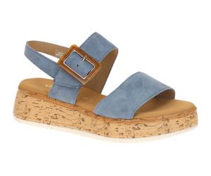 Gabor 82.744.26 hell-blau - Riemchen Sandale für Damen - Größe 39