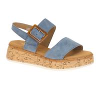 Gabor 82.744.26 hell-blau - Riemchen Sandale für Damen - Größe 44