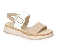 Gabor 82.744.58 taupe - Riemchen Sandale für Damen - Größe 44