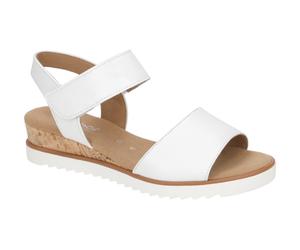 Gabor 82.750.50 weiß - Riemchen Sandale für Damen - Größe 42.5