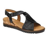 Gabor 82.751.27 schwarz - Riemchen Sandale für Damen - Größe 38