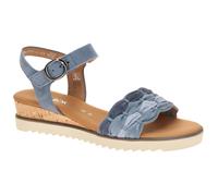 Gabor 82.758.26 hell-blau - Riemchen Sandale für Damen - Größe 43