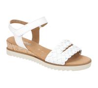 Keilsandalette GABOR "Keilsandalette", Damen, Gr. 35,5, weiß, Schuhe (56519544-35,5) weiß