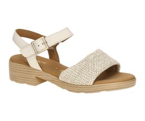 Gabor 82.814.61 weiß - Sandalette für Damen - Größe 35.5