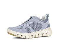 Gabor Sneaker Low Materialmix Leder/Lederimitat – Damen Blau Gr. 40