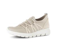 Slip-On Sneaker GABOR, Herren, Gr. 36, beige, Leder, Textil, Schuhe, Slipper, Freizeitschuh, Halbschuh mit elastischer Schnürung (85970227-36) beige