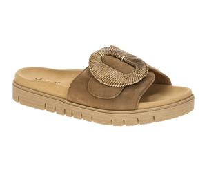 Gabor 83.742.14 hell-braun - Pantolette für Damen - Größe 41