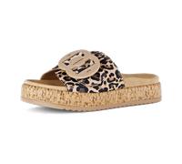 Pantolette GABOR "Gabor Pantoletten Veloursleder", Herren, Gr. 40, leopard, Veloursleder, Schuhe Pantolette (35701339-40) leopard