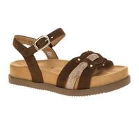 Gabor 83.770.18 dunkel-braun - Riemchen Sandale für Damen - Größe 36
