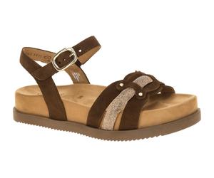 Gabor 83.770.18 dunkel-braun - Riemchen Sandale für Damen - Größe 43