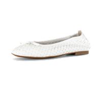 Ballerina GABOR "Gabor Ballerinas Glattleder", Damen, Gr. 40, weiß, Schuhe Ballerina (99723249-40) weiß
