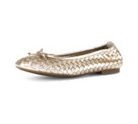 Gabor Ballerina Eleganter Ballerina Effektleder Damen Gold Gr. 41