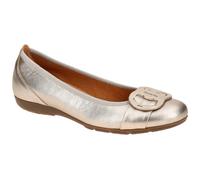 Ballerina GABOR "Sportliche Ballerina", Damen, Gr. 40, gold, Schuhe Ballerina (95788102-40) gold