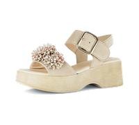 Gabor 84.525.12 grau - Riemchen Sandale für Damen - Größe 40