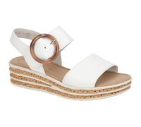 Gabor 84.550.20 weiß - Riemchen Sandale für Damen - Größe 42