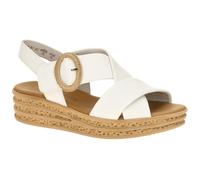 Gabor 84.556.20 weiß - Riemchen Sandale für Damen - Größe 42
