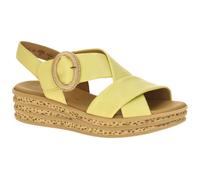 Gabor 84.556.23 gelb - Riemchen Sandale für Damen - Größe 42