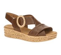 Gabor 84.556.24 dunkel-braun - Riemchen Sandale für Damen - Größe 39
